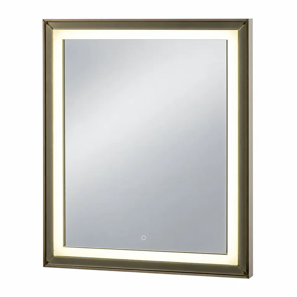 Espejo LED rectangular 85 × 65 cm 2
