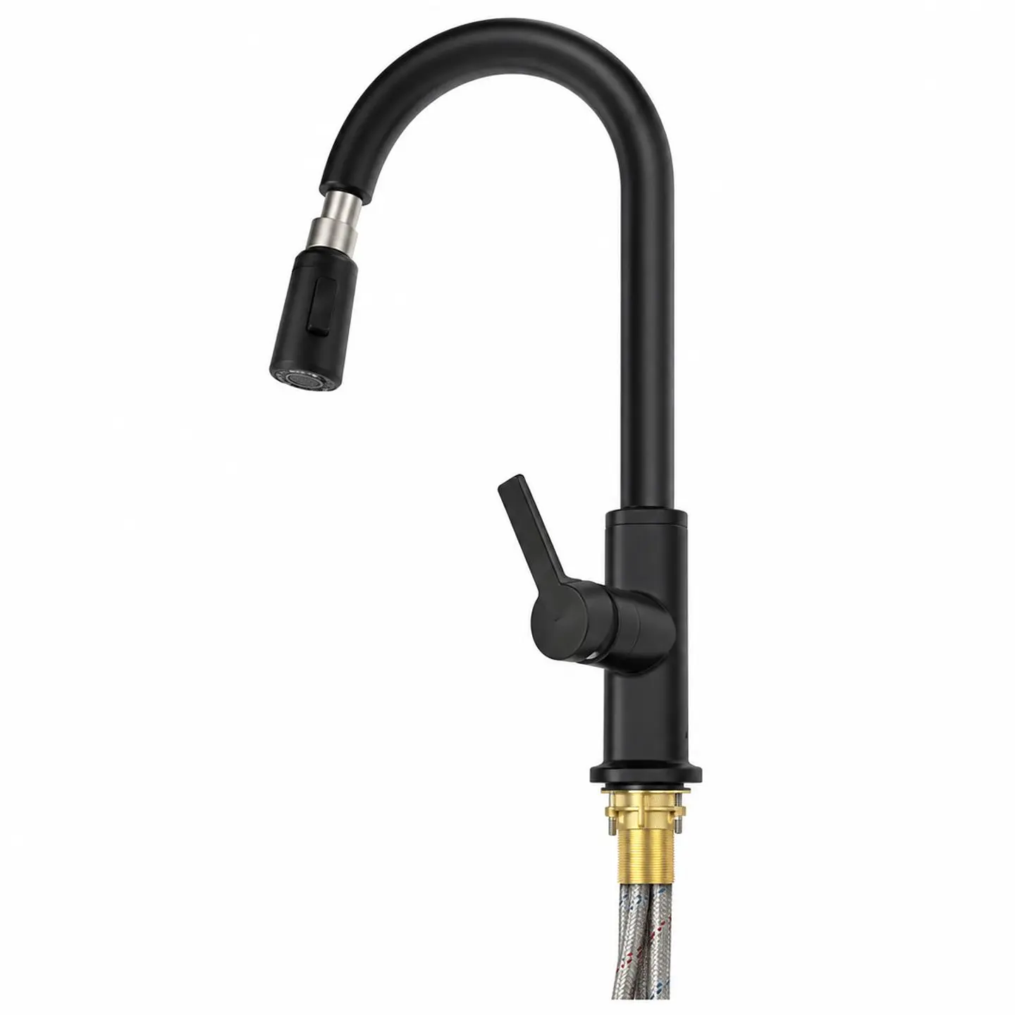 Monocontrol Extraible Lavaplatos Borneo Negro 1