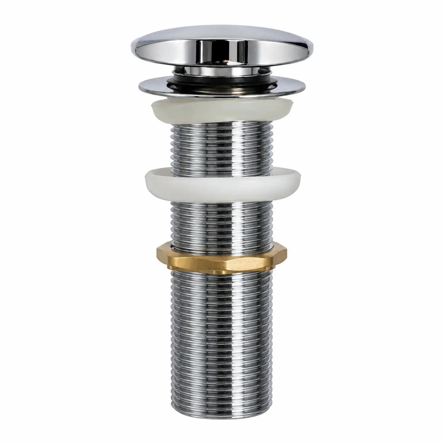 Desagüe de Push para Lavamanos en Bronce 12 cm 1