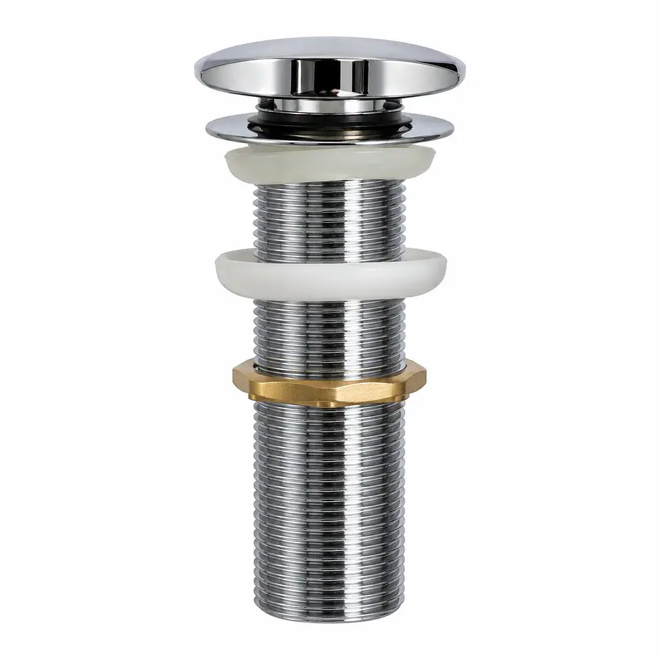 Desagüe de Push para Lavamanos en Bronce 12 cm 1
