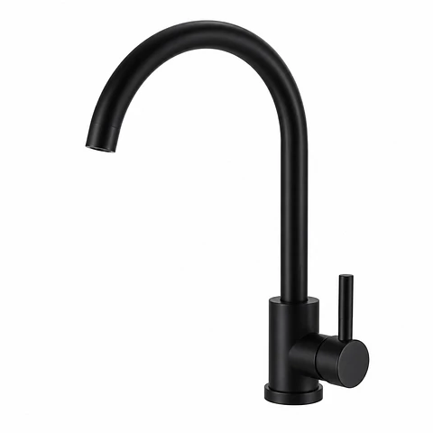 Monocontrol Lavaplatos Cuello Cisne Negro Mate