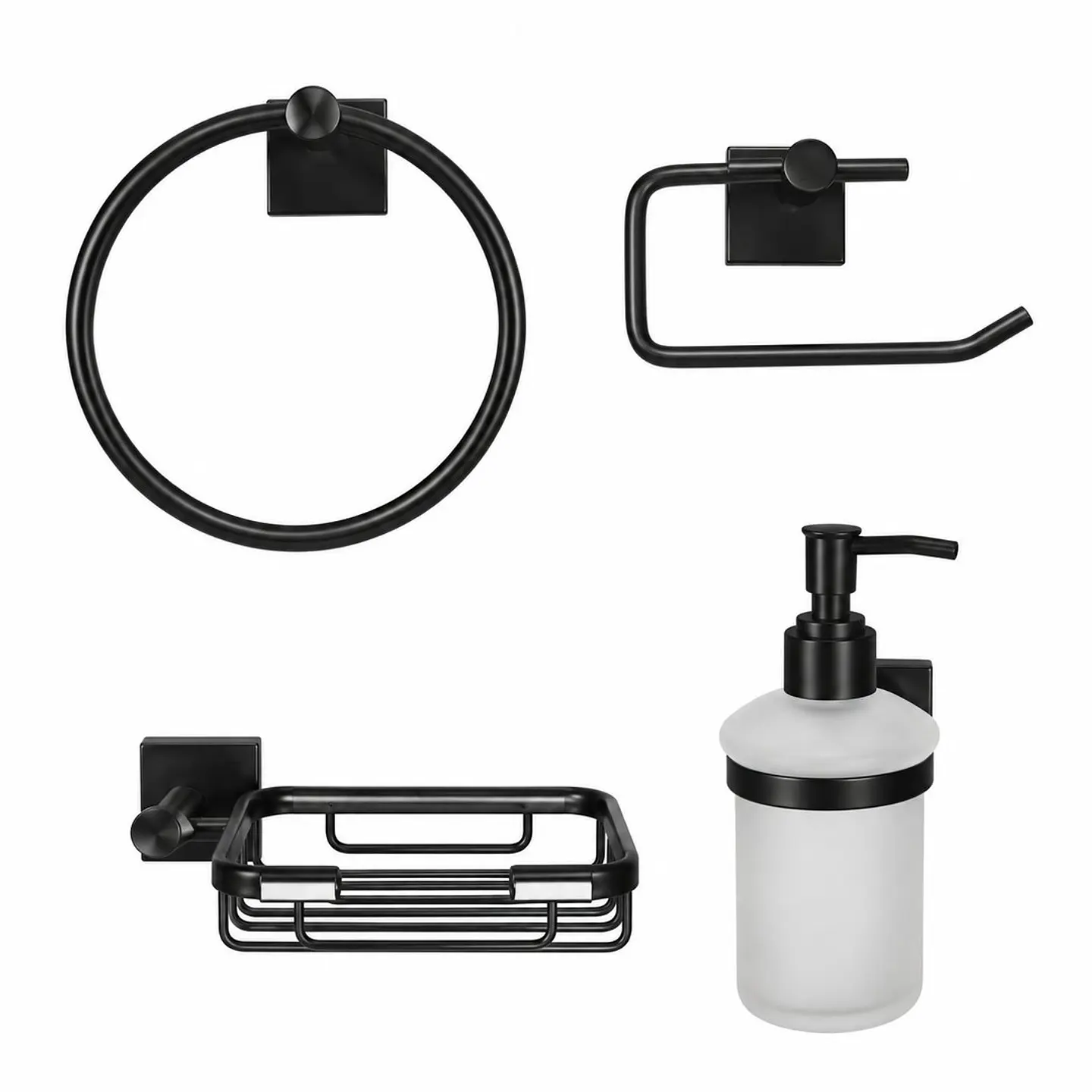 Accesorio 1700 x 4 Piezas Negro 1