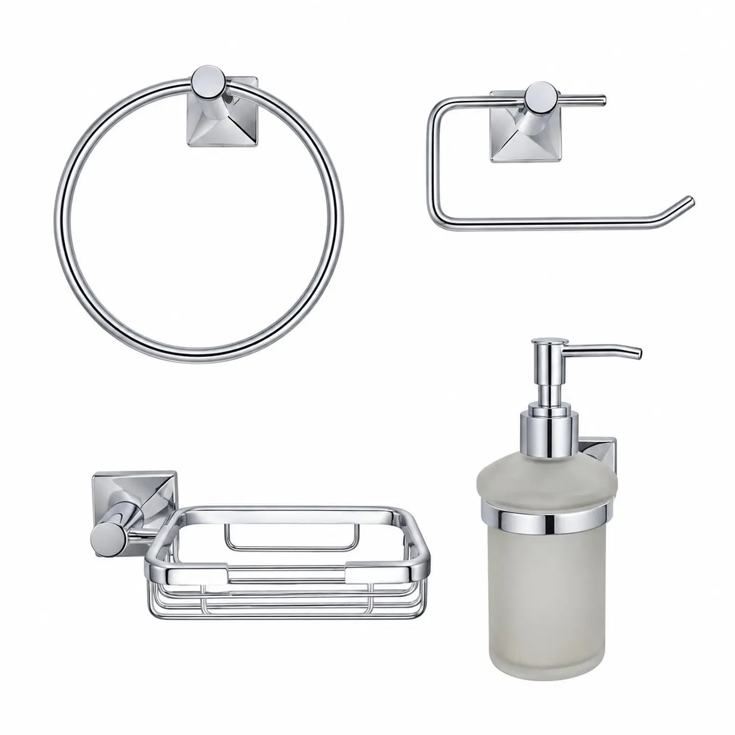 Accesorio 1700 x 4 Piezas Cromado 1