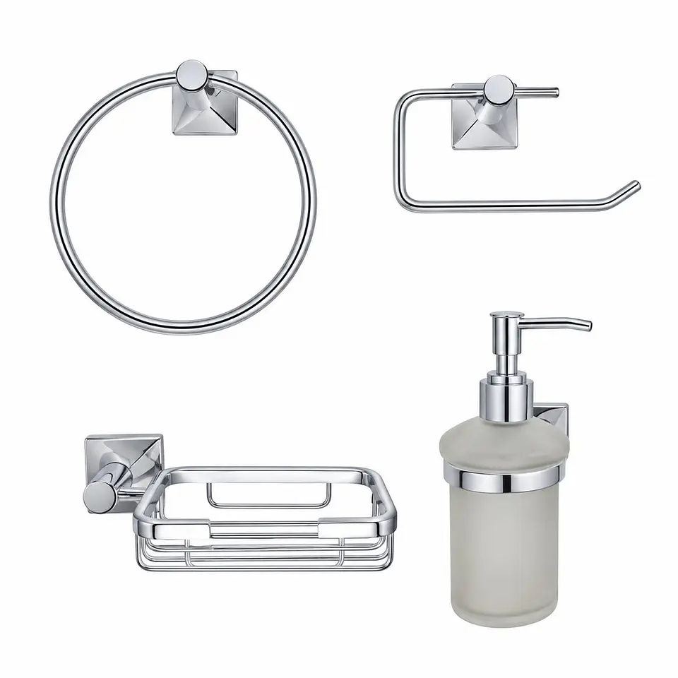 Accesorio 1700 x 4 Piezas Cromado 1