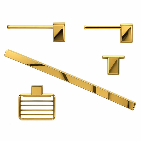 Juego de Accesorios Luxor 5 Piezas Oro