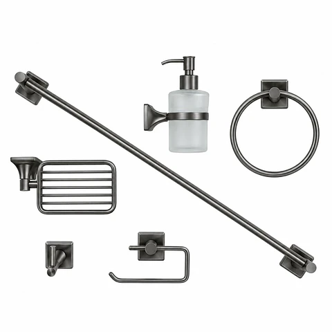 Juego de Accesorios Xcaret 6 Piezas Gris