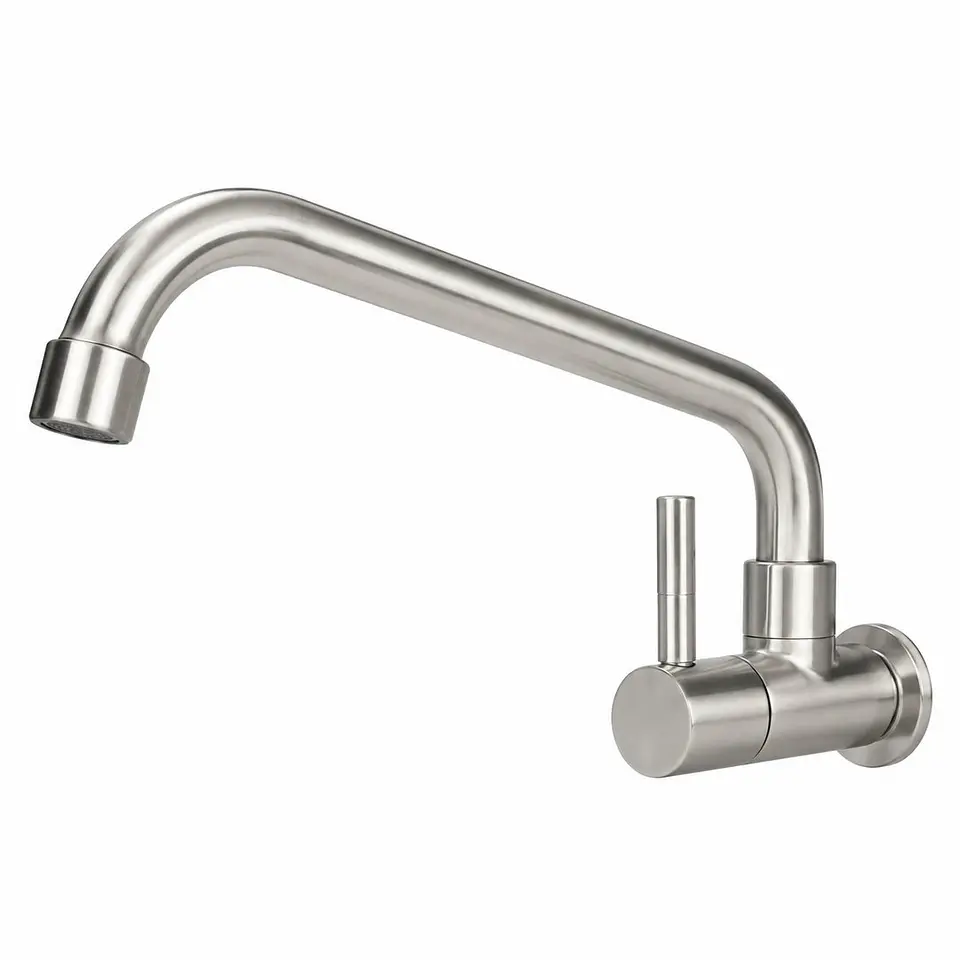 Llave Lavaplatos Pared Agua Fría Acero 304 (ref. FT3213) 1
