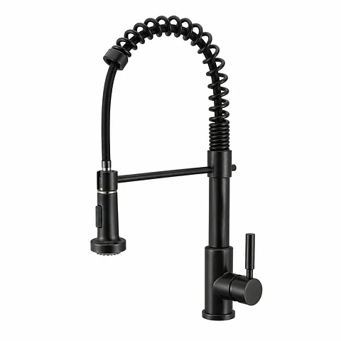 Monocontrol Lavaplatos Flexible Negro Mate