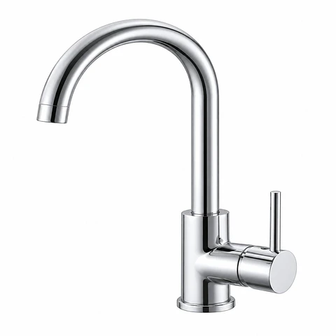Monocontrol Lavaplatos Cuello Cisne Cromado de 32 cm
