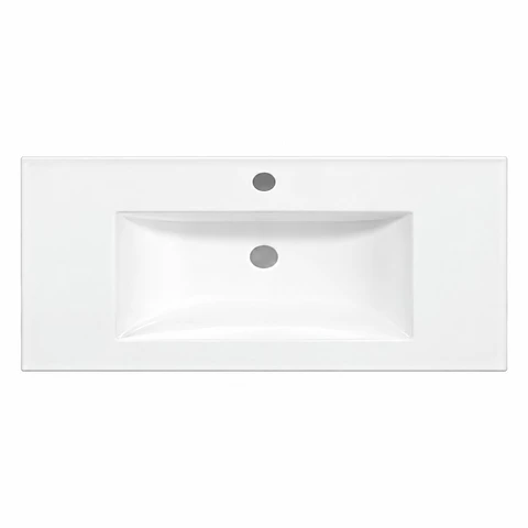Lavamanos Integrado en Porcelana Blanco 1210 × 460 × 170