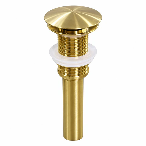 Desagüe Push para Lavamanos Oro Cepillado
