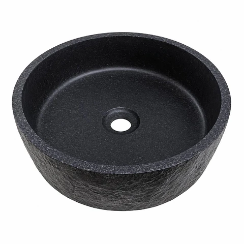 Lavamanos Stone Negro 360 × 360 × 120m