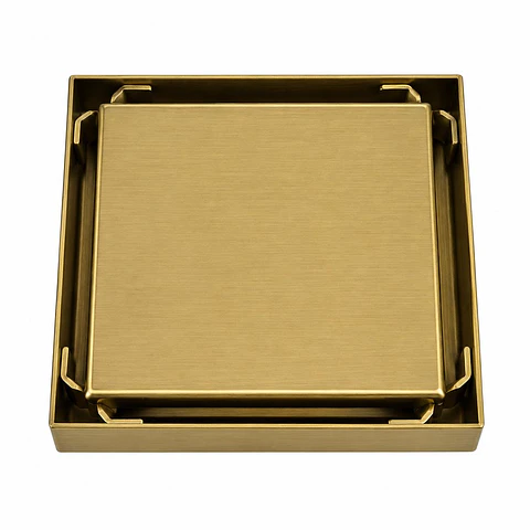 Rejilla Invisible Oro Cepillado 10 × 80 1410g