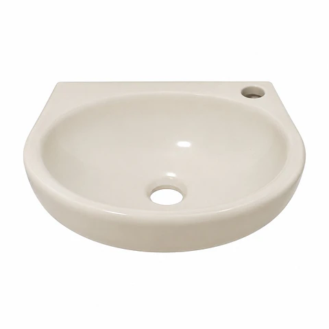 Lavamanos de Colgar Cerámico Beige 29 × 29 cm