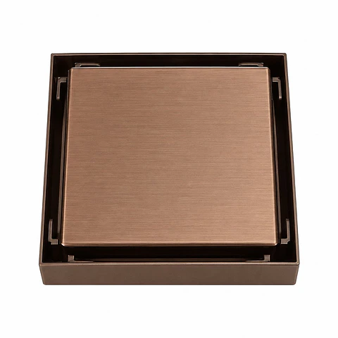 Rejilla Invisible Oro Rosa Cepillado 10 × 10 300g