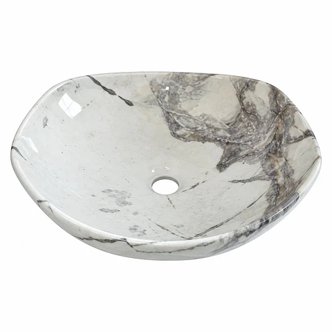 Lavamanos Sobreponer Breccia 42 × 38 × 14 cm