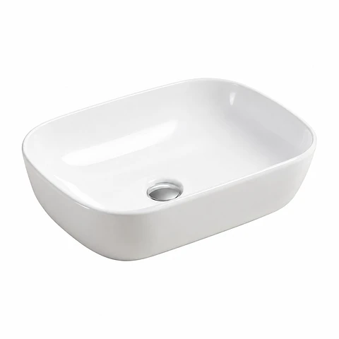 Lavamanos Rectangular Blanco 455 × 325 × 135