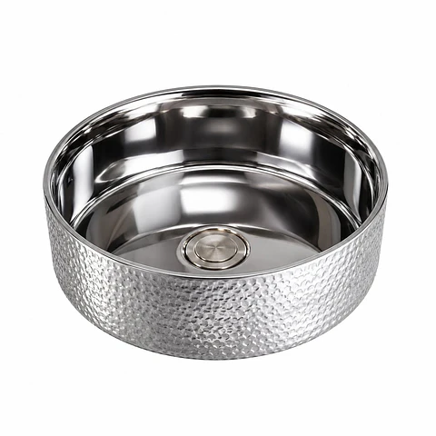 Lavamanos Redondo Olimpus 360 × 360 × 120m Silver