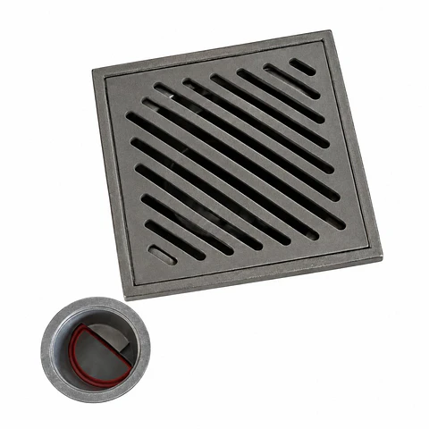 Rejilla Acero Gris Pesada 10 × 10
