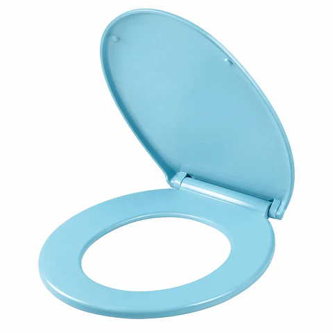 Tapa Asiento Plástico Ergonomico Celeste 901gr Claro