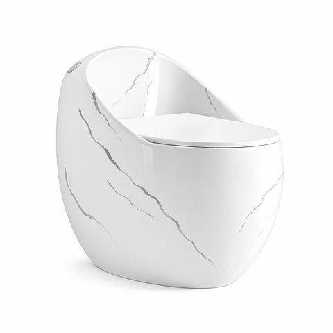 Sanitario Blanco con Veta