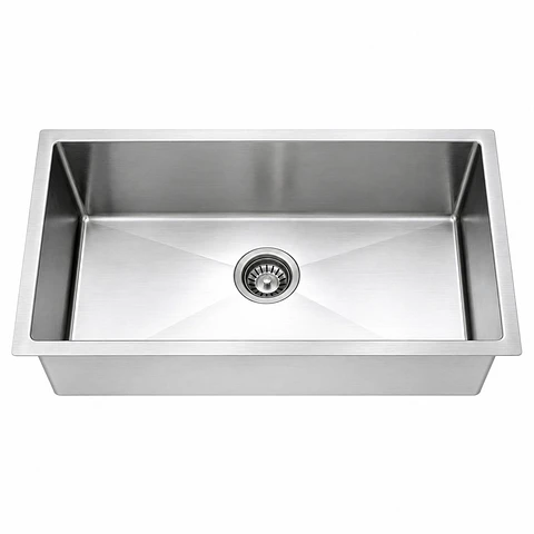 Lavaplatos Acero 304 Satín 60 × 45 × 21 cm Thickness:2.5+0.7 mm, 304 SS
