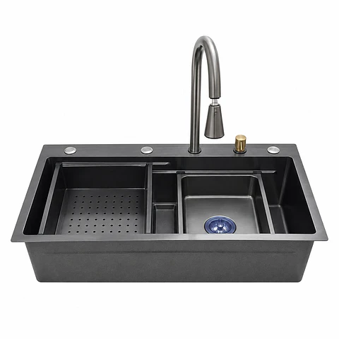 Juego de Lavaplatos Gris de 68 × 46