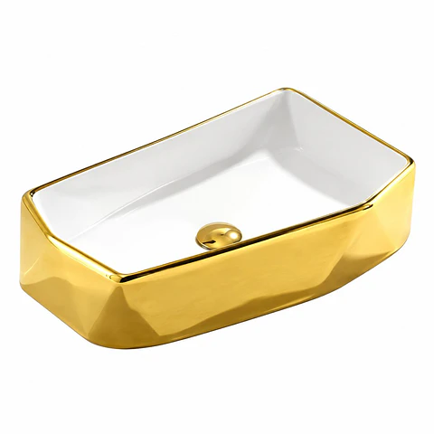 Lavamanos Vicenza 550 × 330 × 120 mm Oro