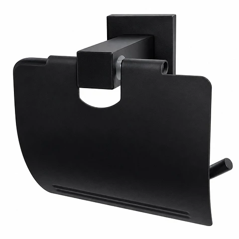 Papelera Base Cuadrada Negro