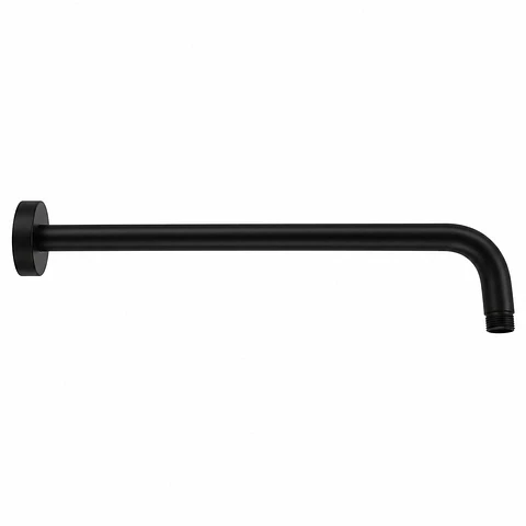 Tubo Extensión Ducha 40 cm Negro