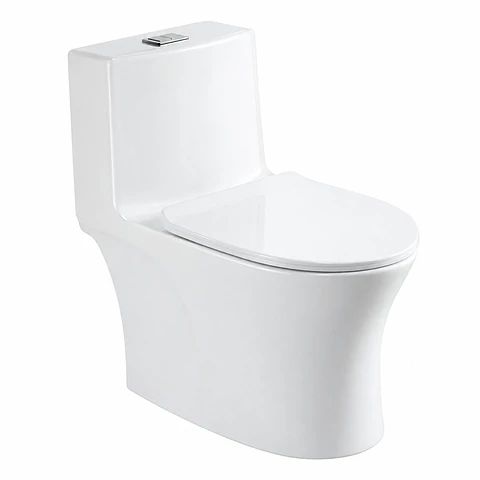 Sanitario Cuadrado Sifón Oculto Blanco