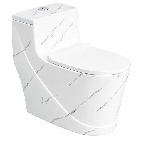 Sanitario One-Piece S-Trap 300 mm con Veta 680 × 375 × 630