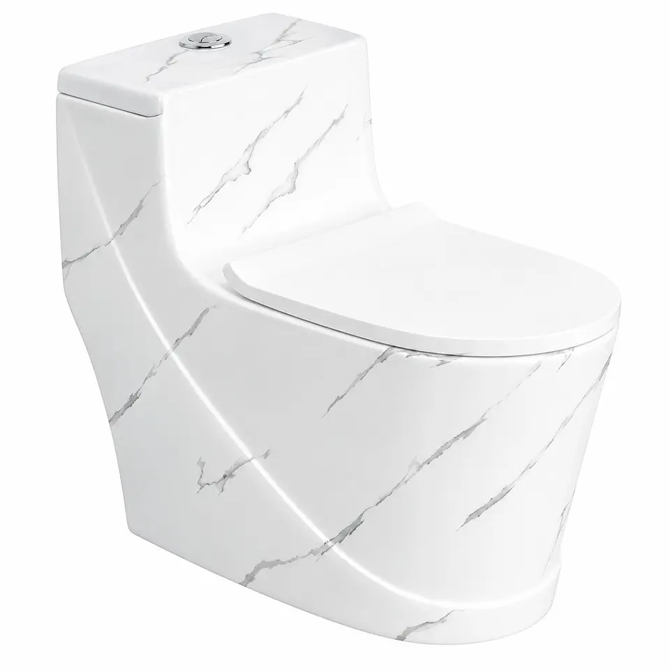Sanitario One-Piece S-Trap 300 mm con Veta 680 × 375 × 630 1