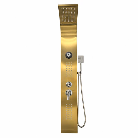 Torre Ducha Oro Mate Bluetooth