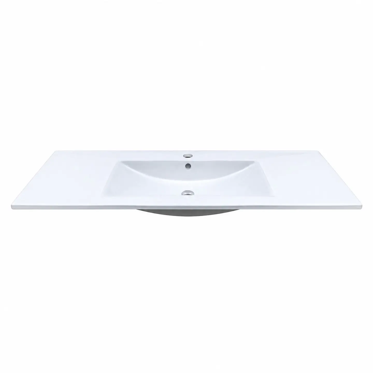 Lavamanos Integrado en Porcelana Blanco 60 × 40 cm 1