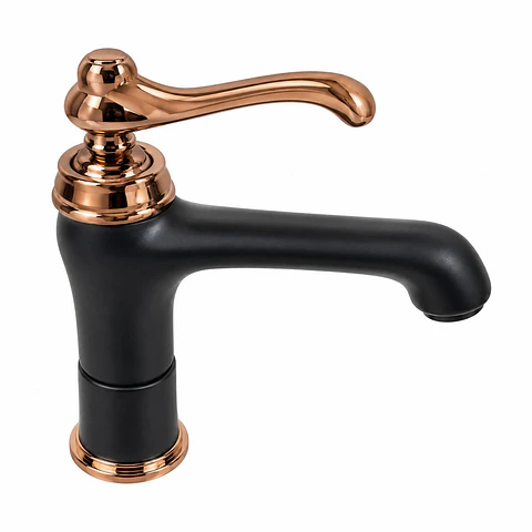 Monocontrol Lavamanos Bajo Negro- Rosa (ref. Z1726G)
