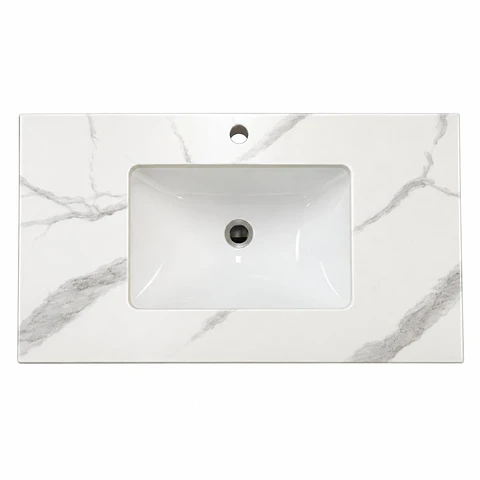Lavamanos Integrado Sinterizado 610 × 460 × 175 mm