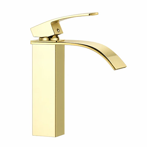 Monocontrol Lavamanos Bajo Oro Brillante