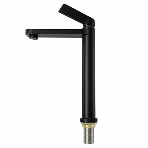 Llave Lavamanos Alta Lincon Negro