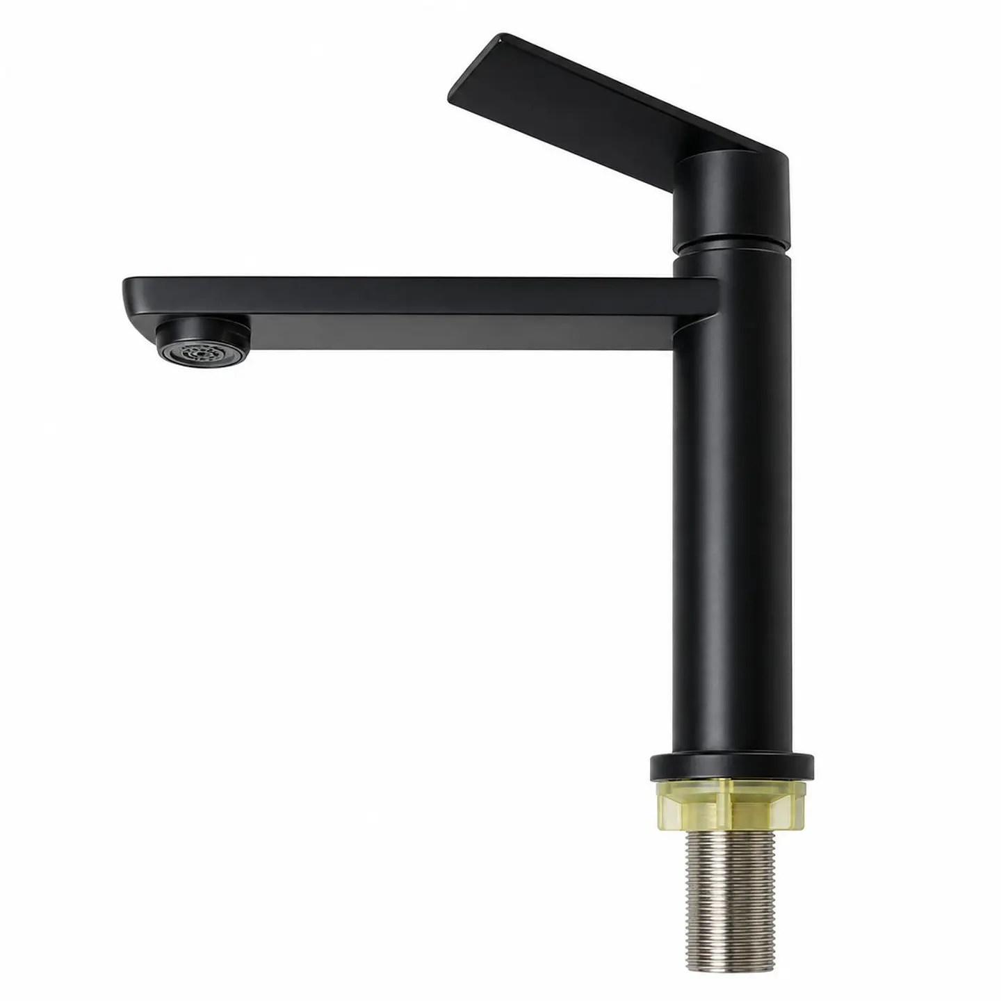 Llave Lavamanos Baja Lincon Negro 1