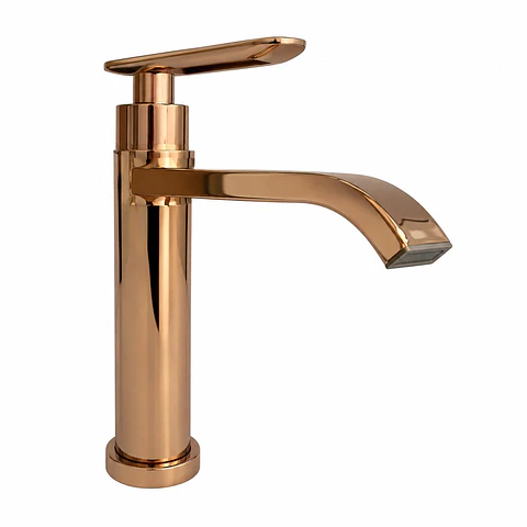 Llave Agua Fría Oro Rosa