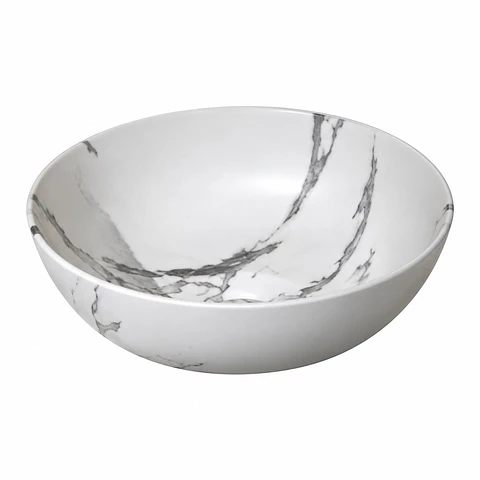 Lavamanos Sobreponer Carrara Mate 32 × 32 × 13 cm
