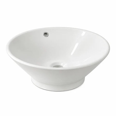 Lavamanos Sobreponer Porcelana Pilot Blanco 425 × 425 × 180 cm