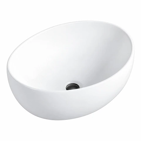 Lavamanos Sobreponer Ovalado Blanco 420 × 300 × 155 cm
