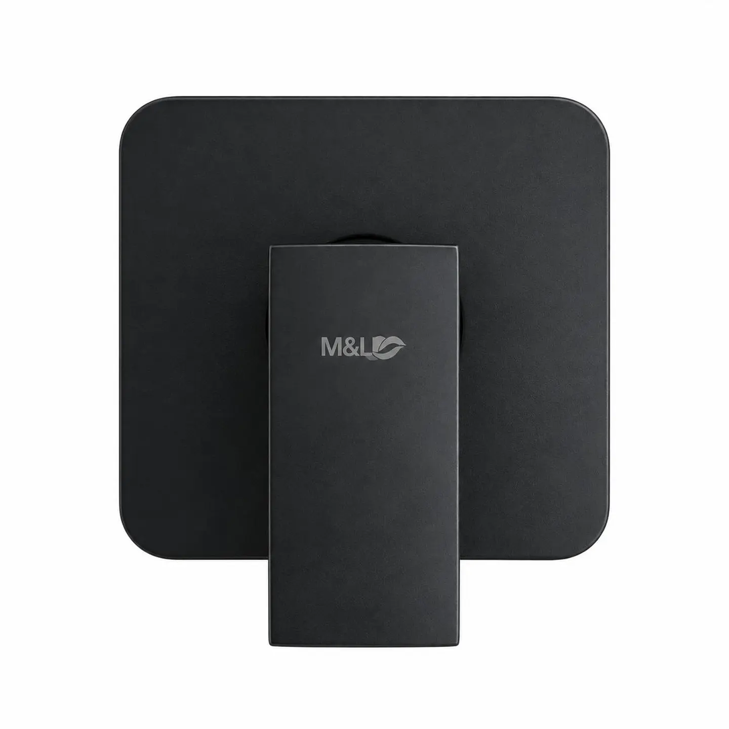 Monocontrol Ducha Cuadrado Negro Mate 1