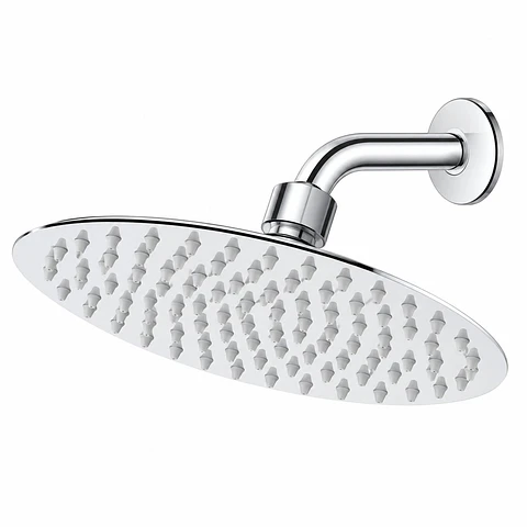 Regadera Metal Redonda Cromada de 8"