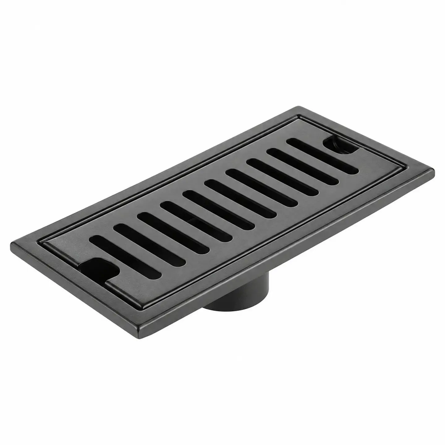 Rejilla Piso Ranurada Negro 10 × 20 1