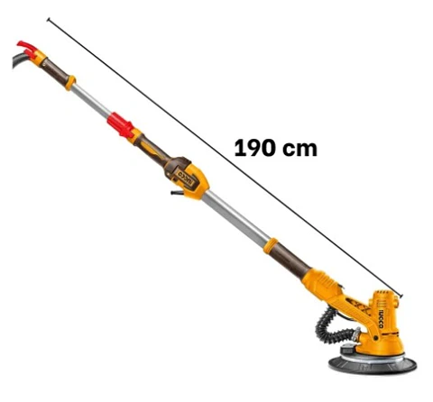 LIJADORA DE PARED Y TECHO TELESCÓPICA INDUSTRIAL 1050W INGCO DWS105016