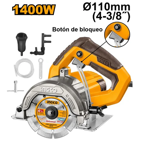 CORTADOR DE MARMOL 1400W 110MM(4-3/8'') MC140068 