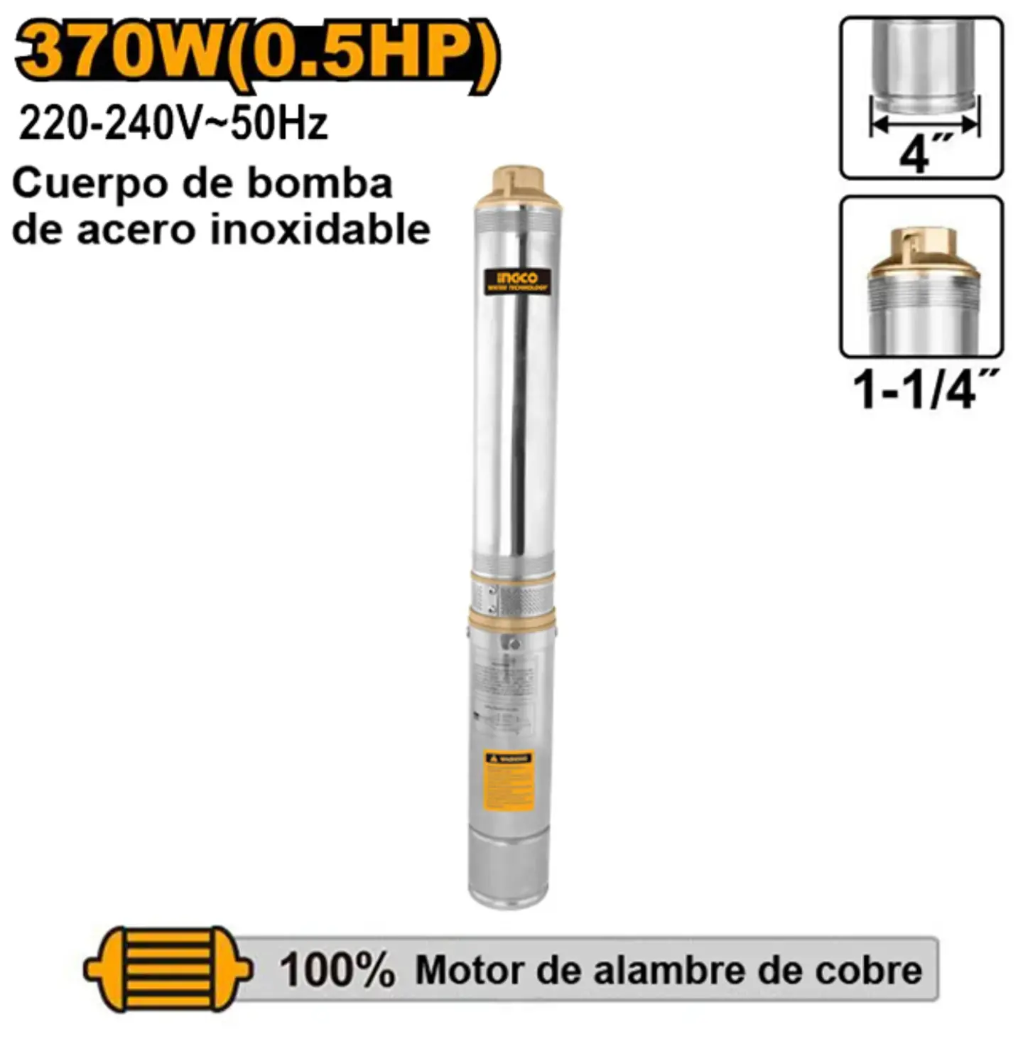 BOMBA  SUMERGIBLE  TUBO 370W 0.5HP  + CONTROLADOR  PARA BOMBA DWP3701-5 1